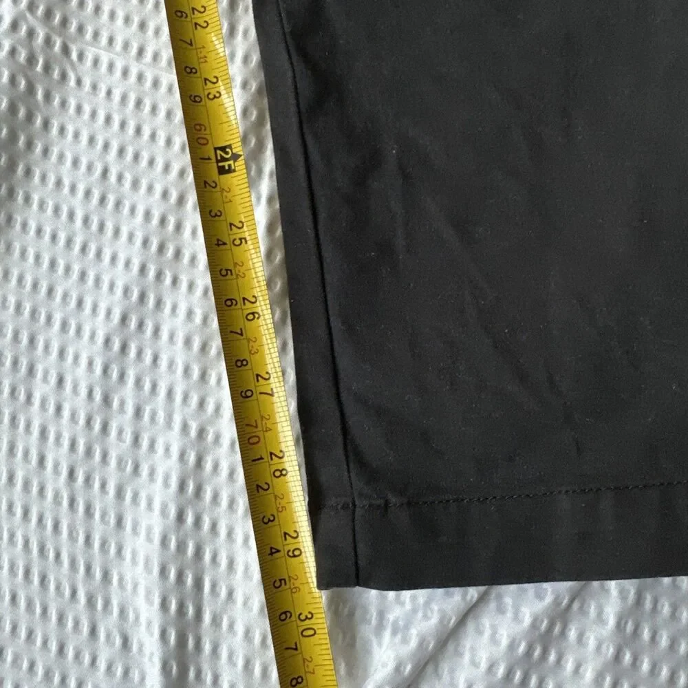 Mens All Saints Pipe Chino Trousers Size 30 Black